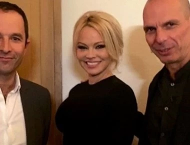 Το tweet της Πάμελα Άντερσον για την είσοδο του Βαρουφάκη στη Βουλή